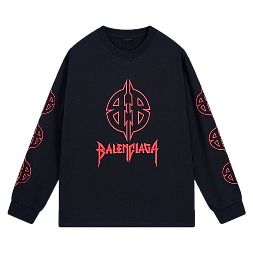 발렌시*가 BALENCIAGA 그래픽 롱 슬리브