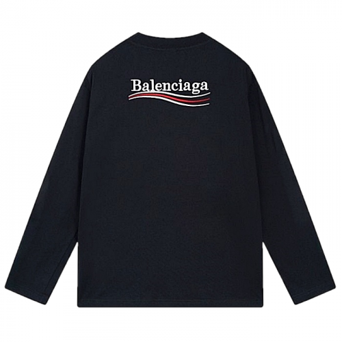BALENCIAGA 웨이브 자수로고 롱 슬리브