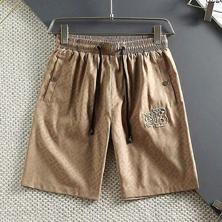 BURBERRY 레터링 백로고 밴딩 하프팬츠