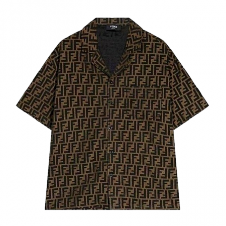 FENDI 에프쟈카드 라운지 숏슬리브 셔츠