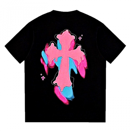 크롬*츠 Chrome hearts 버닝크로스 티셔츠