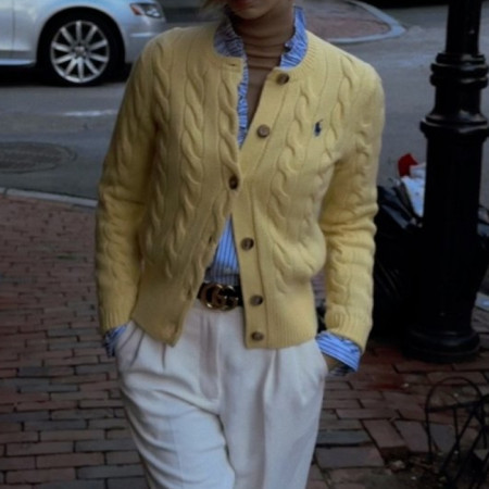 POLO 랄프*렌   울 블렌디드 가디건