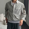스톤 STONE ISLAND 페이드 셔츠 자켓