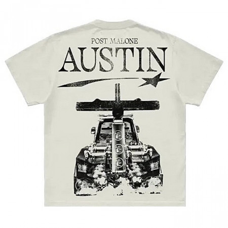 HELLSTAR x POSTMALONE 오스틴 티셔츠