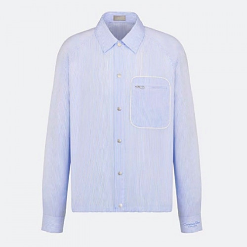 DIOR 꾸뛰르포켓 스트라이프드 셔츠