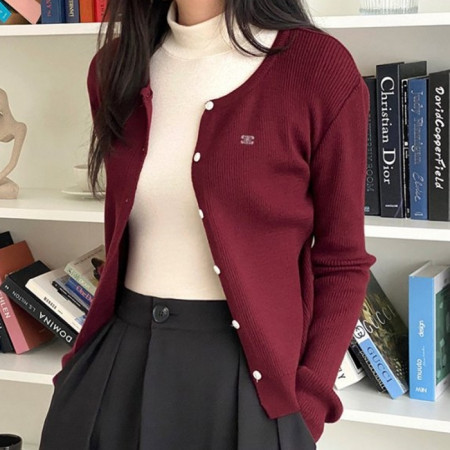 CELI*E   라운드 골지 가디건