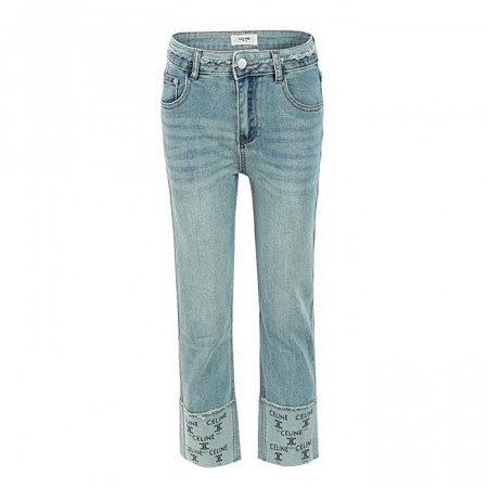 CELINE 스틸로고 멀티 험 프린팅 워싱진