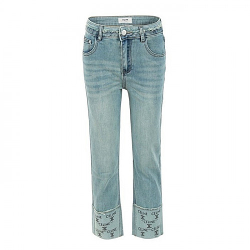 CELINE 스틸로고 멀티 험 프린팅 워싱진