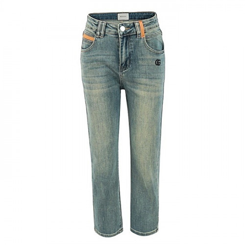 GUCCI 스틸 레더탭 워싱진