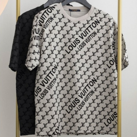 루이*통   멀티로고 크루넥 티셔츠