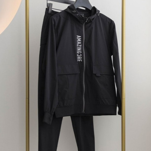 어메이징 *리   남성 후드집업 자켓 & 조거팬츠 세트