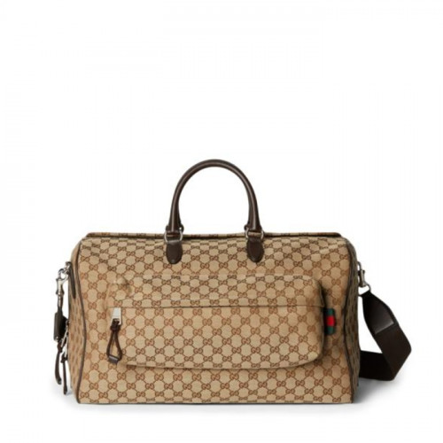 구찌 미디엄 모노그램 GG 더플백 802095
