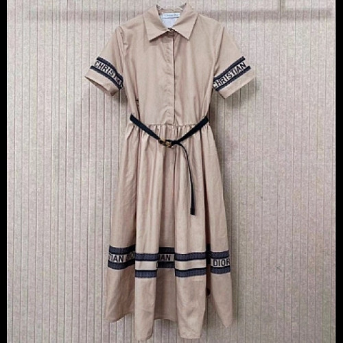 DIOR 베이직 로고 원피스