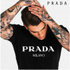 PRADA 밀라노 커플 티셔츠 - 화이트