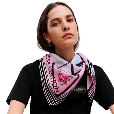 루이*통 LV 얼티밋 모노그램 스퀘어 스카프