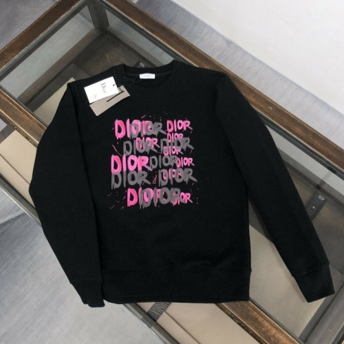 Di*r   핑크 투톤 페인팅 맨투맨