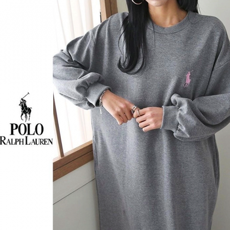 POLO 랄프*렌   빅로고 긴팔원피스