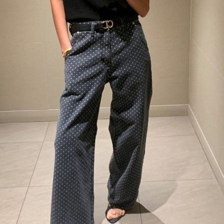CELI*E   도트 데님통바지