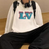 LOUIS VUITT*N   LV 3D 육각 긴팔 티셔츠