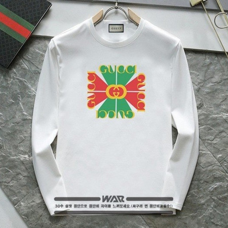 GUC*I   나팔 로고 긴팔 티셔츠