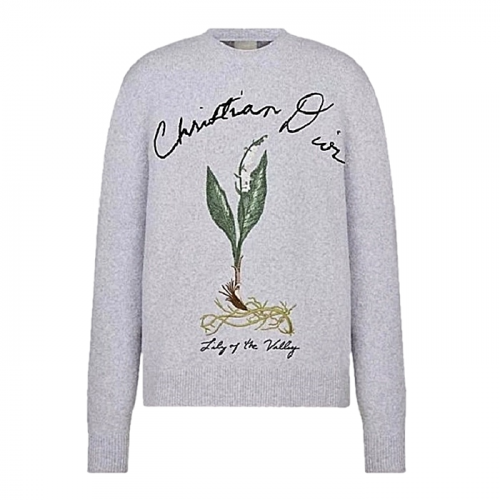 DIOR 릴리 오브 더벨리 스웨터