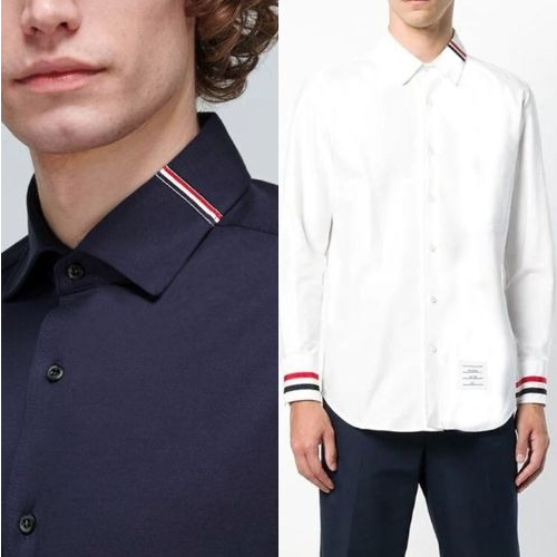 톰브*운 깃삼선 셔츠