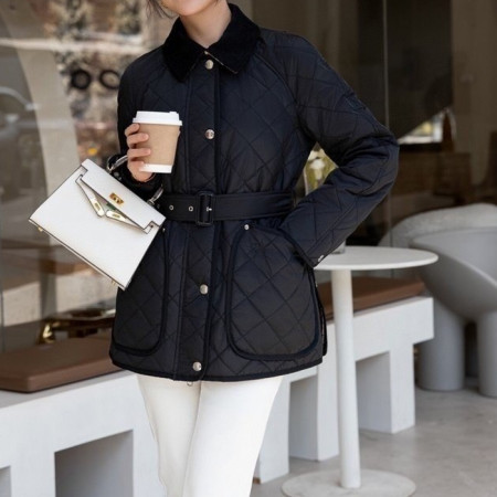 BURBER*Y   퀄팅 누빔 여성 자켓