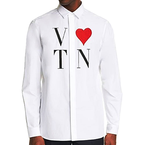 발렌*노 VLOVETN 프린트 셔츠