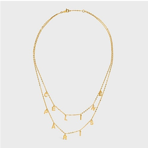 Celine 셀*느 paris double 목걸이