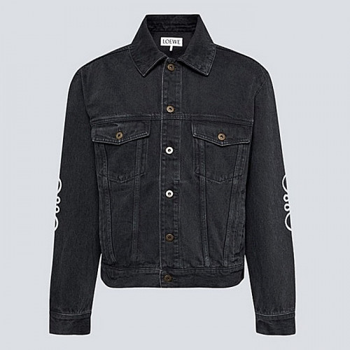 로에베 LOEWE 아나그램 컷아웃 데님자켓