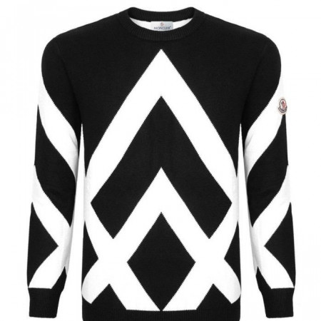 MONCL*R   19152_MC 브러쉬드 라운드 니트