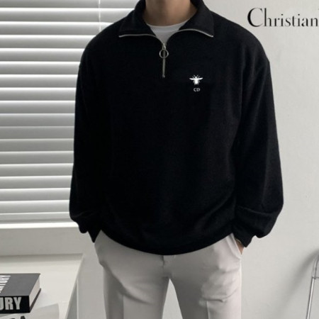 Di*r   17382_CD 스판 반집업 니트