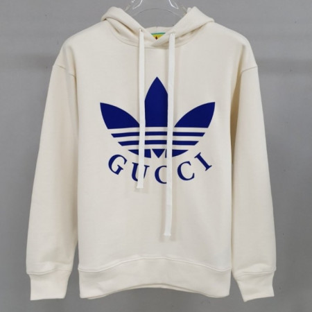 GUC*I   24FW 불꽃 벨벳 로고 후드