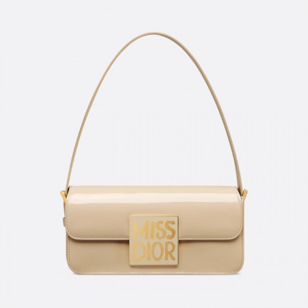 DIOR Miss Dior 플랩백 - 로프 베이지