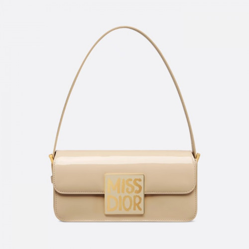 DIOR Miss Dior 플랩백 - 로프 베이지