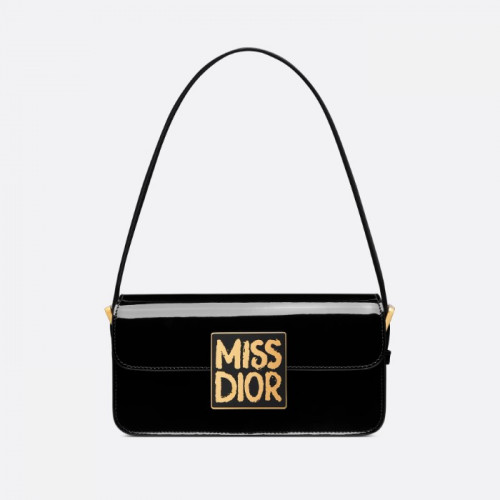 DIOR Miss Dior 플랩백 - 블랙