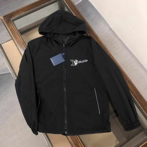 24Fw 최고급 루이*통   모노그램 양면 후드 바람막이