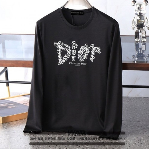 DI*R   레터링 디자인 긴팔티셔츠 (시보리없음)