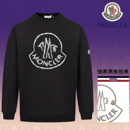 몽클*어   실버 흘림로고 맨투맨