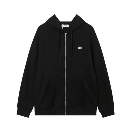 CELI*E   원형 트리오페 자수 후드집업