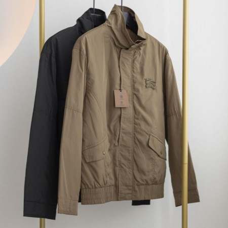 버*리   남성 나일론 봄버 재킷