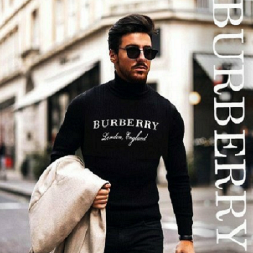 버*리 런던 커플 터틀넥