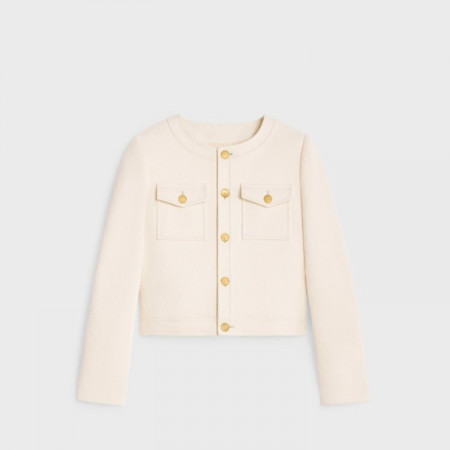 CELINE 대니 재킷 - 크림