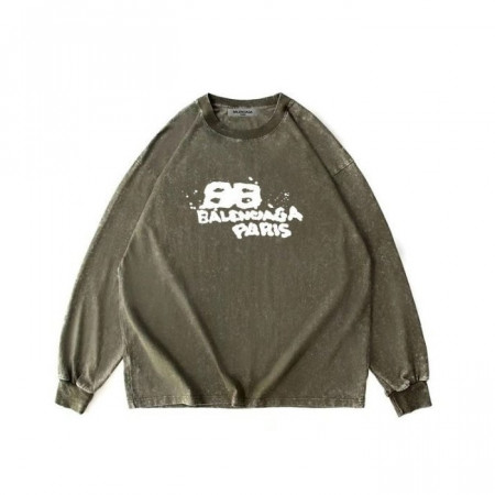 발렌시*가   오버핏 워싱 피그먼트 맨투맨 315