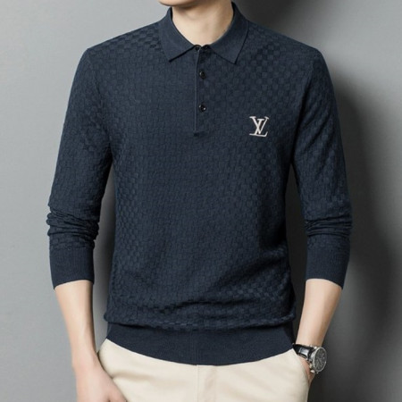 LOUIS VUITT*N   24FW 시그니처 자수 롱슬리브 다미 니트