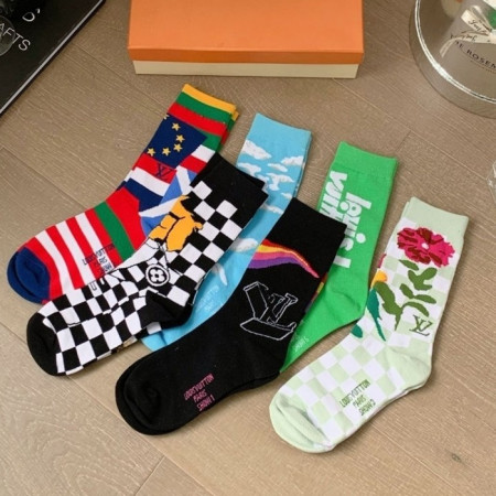 LOUIS VUITT*N  스포츠 퍼포먼스 라인 5종양말set (남여 공용)