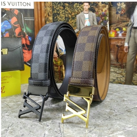 루이*통 캐쥬얼 LV 리버서블 다미에 벨트