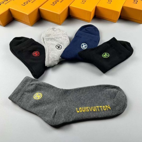 루이*통   남여공용 5종 양말세트