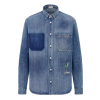 DIOR 릴리오브 더벨리 데님셔츠