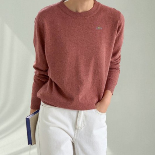 비비안 웨스트*드   라쿤 라운드 니트긴팔